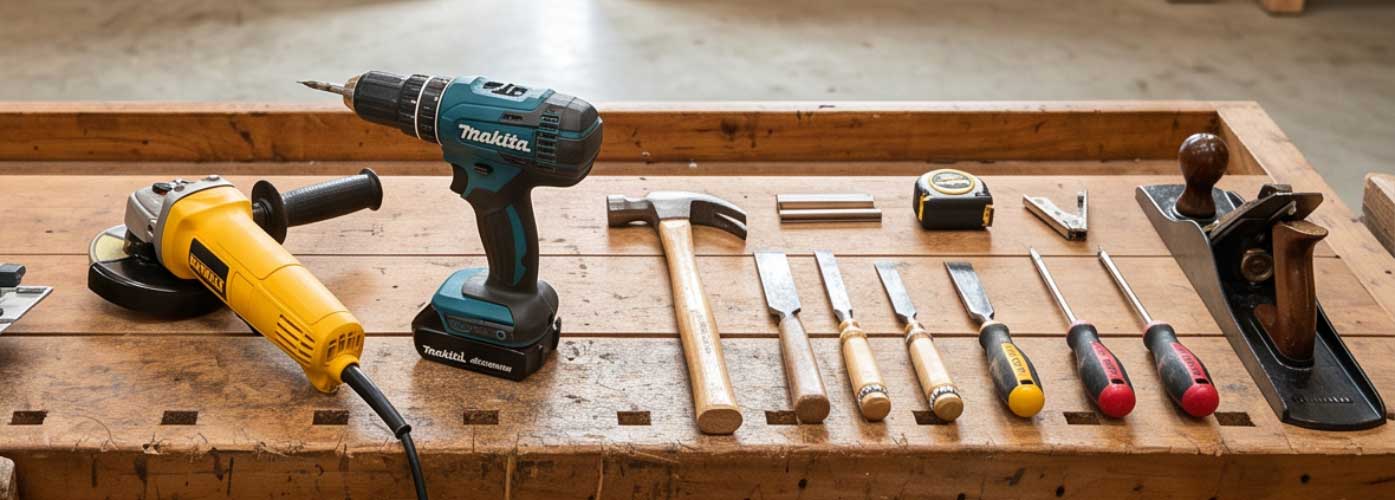Ferramentas e acessórios para DIY